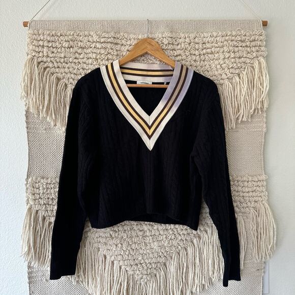 Sandro V Neck Sweater - Picture 1 of 7